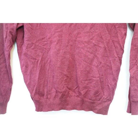 Jack Wills Mens‎ Sweater V Neck Cashmere Blend Large Red Knit Grandpa - Picture 3 of 9